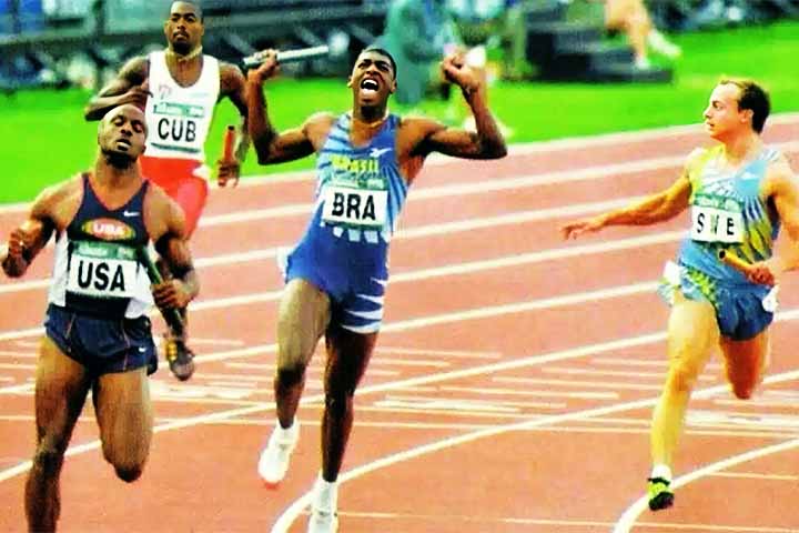 André Domingos - Natural de Santo André, no ABC Paulista, também foi destaque nas provas de curta distância. Foi medalhista olímpico duas vezes em disputas do revezamento 4x100m - bronze em Atlanta-1996 e bronze em Sydney-2000. 
