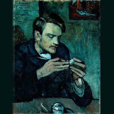“Período Azul” (1901),  de Pablo Picasso