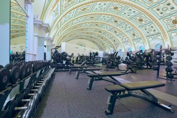 Academia no Repton Park, em Londres