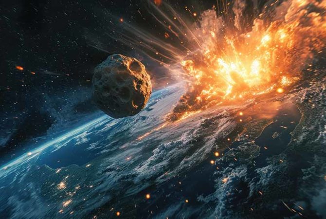 Asteroide em rota de colisão com a Terra pode cair na América do Sul
