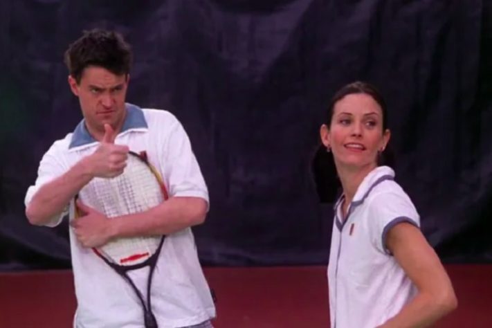 Matthew Perry e Courtney Cox em 