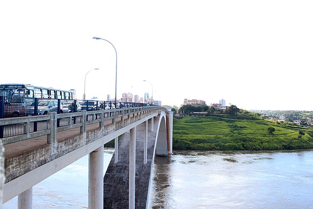 Cidades que ficam na fronteira de Brasil e Paraguai