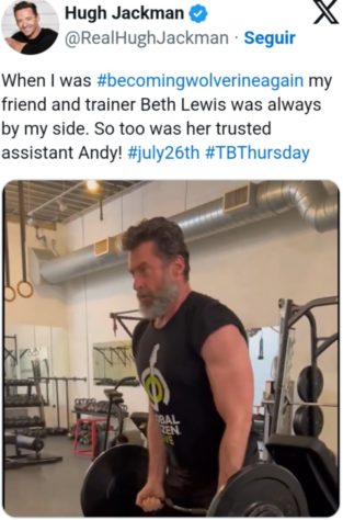 Hugh Jackman na academia