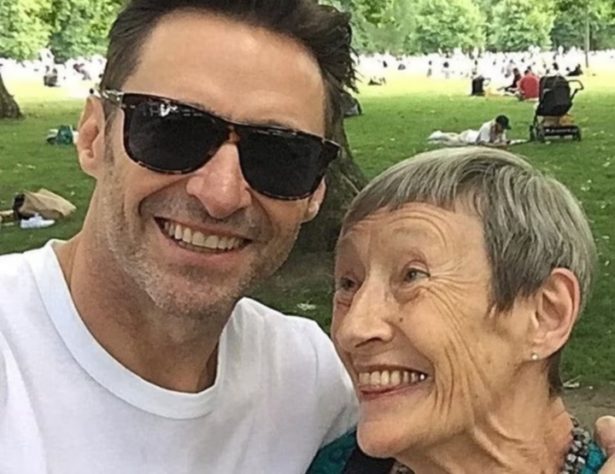 Hugh jackman e mãe