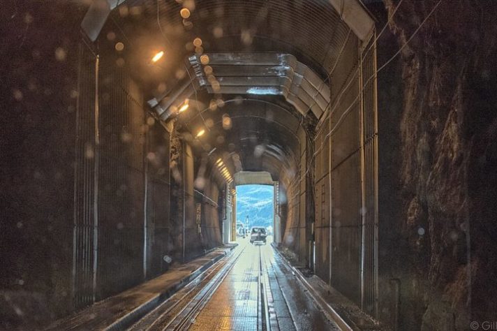 Anton Anderson Memorial Tunnel - Whittier, Alasca