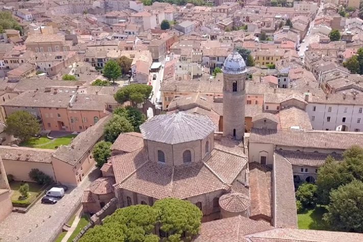 Imola cidade desenhada por Leonardo da Vinci