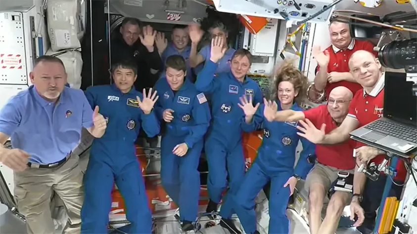 Astronautas Butch Wilmore e Suni Williams
