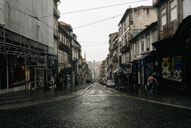 Cidades na Europa onde chove com frequência