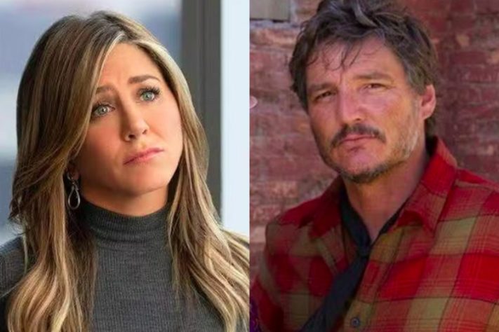 Montagem - Jennifer Aniston e Pedro Pascal