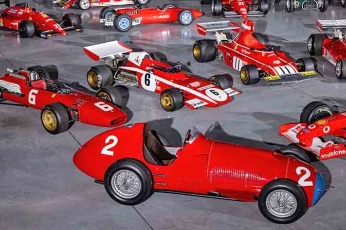 Carros históricos de ex-chefão da F1 