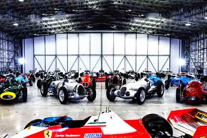 Carros históricos de ex-chefão da F1 