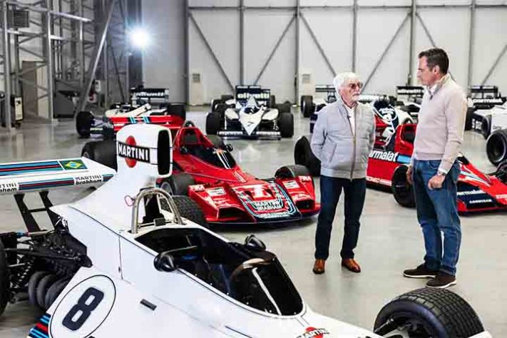 Carros históricos de ex-chefão da F1 