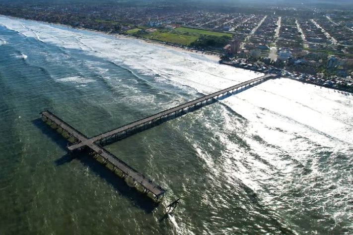 Praia do Centro - Mongaguá, SP