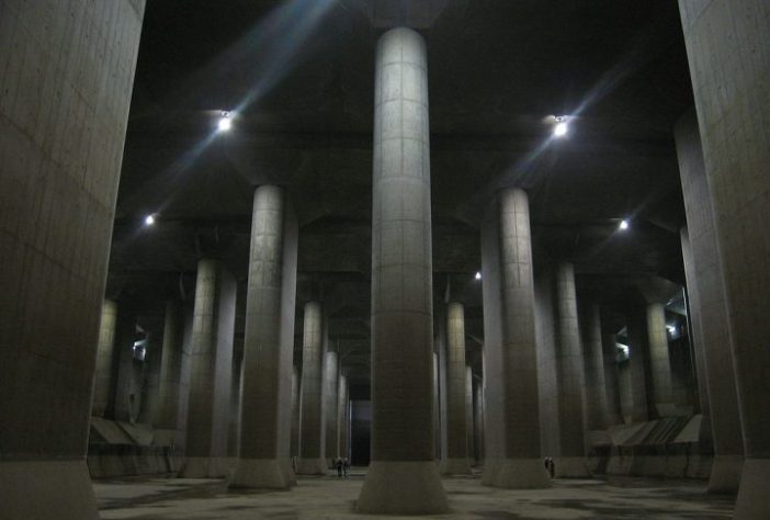 G-Cans - Construção subterrânea impressionante compõe sistema gigantesco antienchente no Japão
