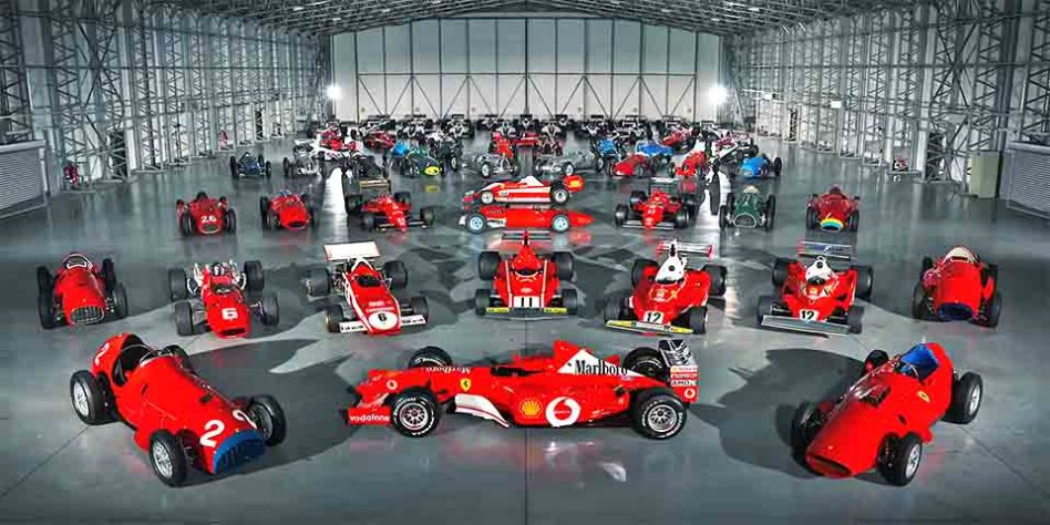 Carros históricos de ex-chefão da F1 