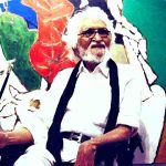 Maqbool Fida Husain, pintor e diretor de cinema indiano - Reprodução do facebook M F Hussain