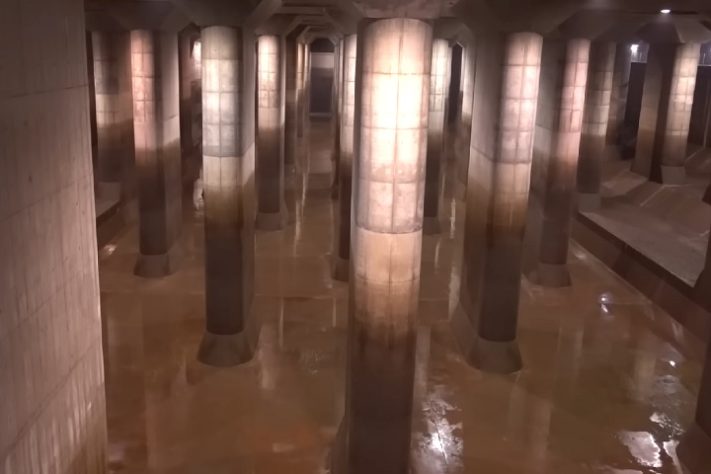 G-Cans - Construção subterrânea impressionante compõe sistema gigantesco antienchente no Japão