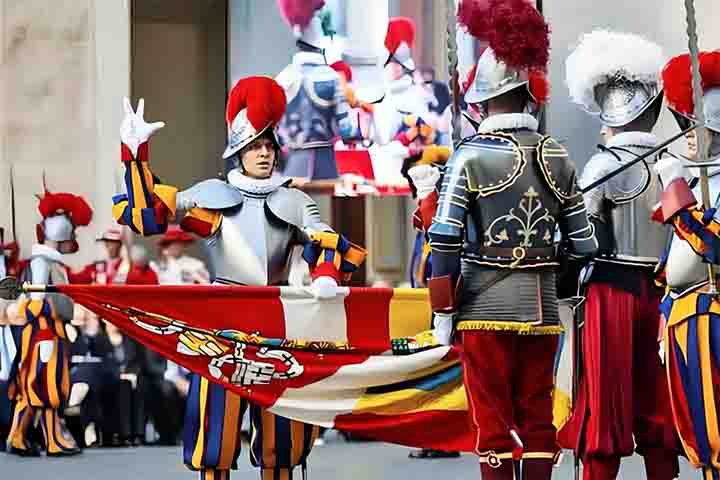 Nessa data, novos componentes do corpo militar de elite prestam juramento em um pÃ¡tio interno do Vaticano e sÃ£o incorporados Ã  Guarda SuÃ­Ã§a.

