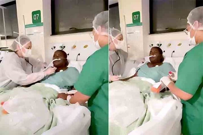 Tumor raro altera cor de pele de jovem cearense
