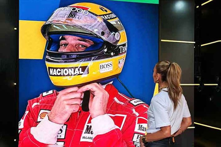 Adriane Galisteu e Senna
