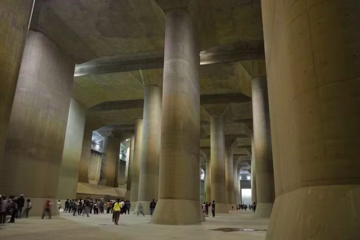 G-Cans - Construção subterrânea impressionante compõe sistema gigantesco antienchente no Japão