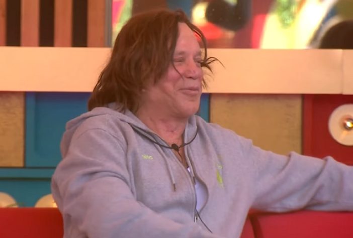 Mickey Rourke no programa Celebrity Big Brother UK