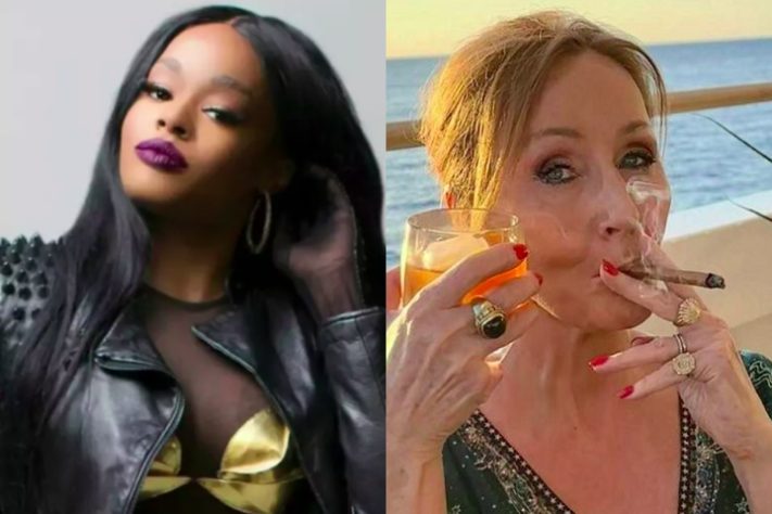 Montagem - Azealia Banks e J.K. Rowling