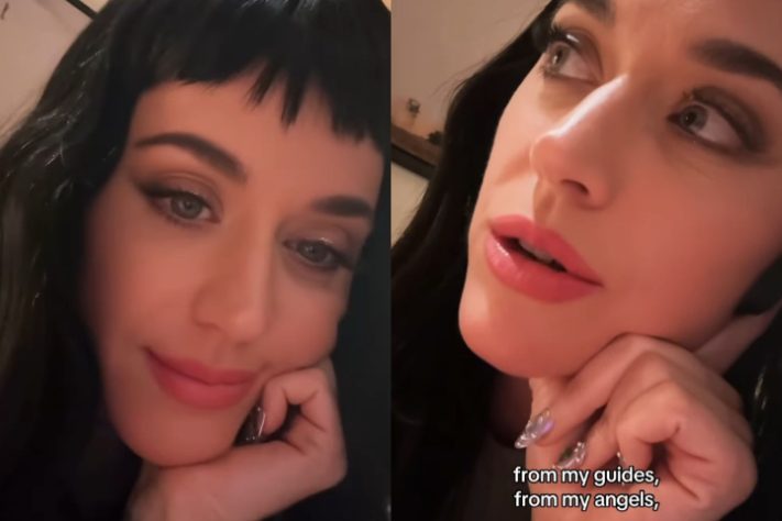 Montagem - Katy Perry fala sobre viagem espacial