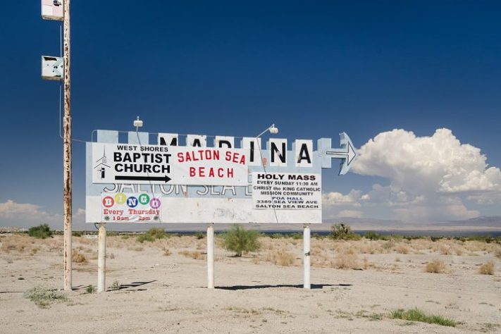 Salton Sea - Lago Salton, Califórnia (EUA)