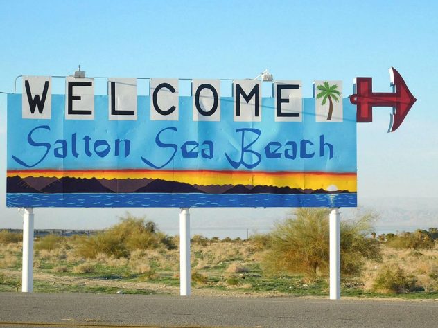 Salton Sea - Lago Salton, Califórnia (EUA)