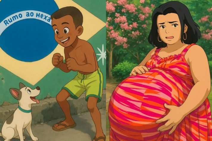 Montagem - Trend do Studio Ghibli bomba na web