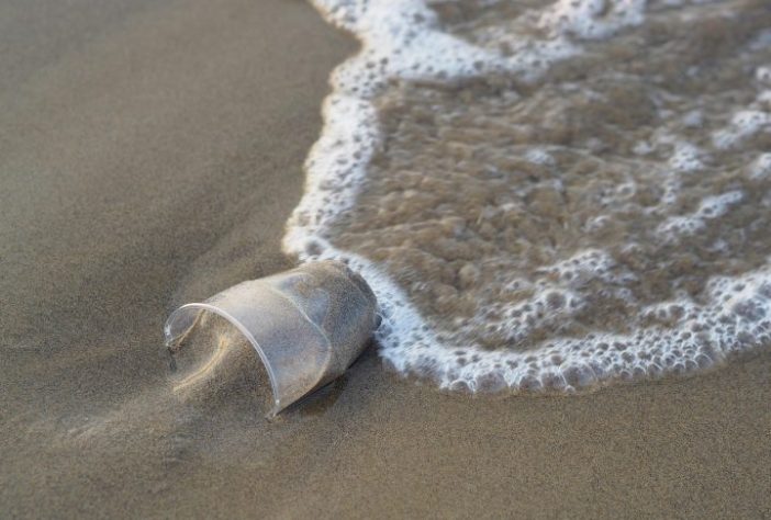 Poluição na praia