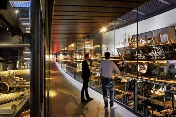Navio Mary Rose - Reprodução Museu Mary Rose