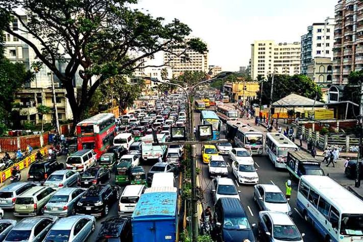 Dhaka Bangladesh - Lugares pelo mundo com Superpopulação - Salim_Khandoker/Wikimédia Commons