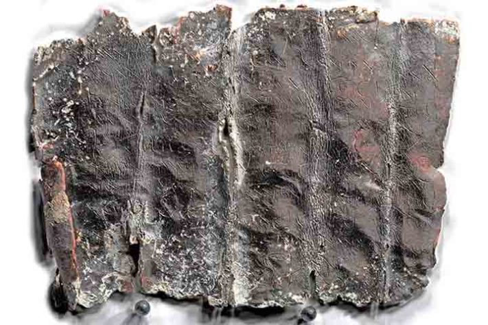 Tábuas de maldição romanas de 2 mil anos, Orléans, França - Serviço Arqueológico de Orléans