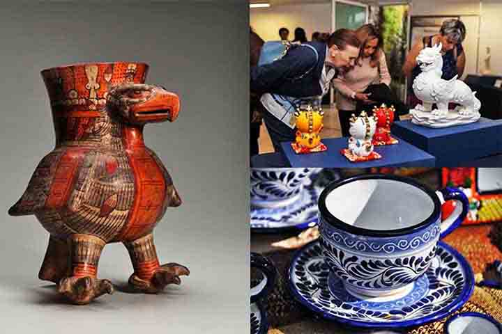 Puebla, México - Além de Talavera, a cidade de Puebla é renomada por sua cerâmica artesanal, que inclui diferentes peças como utensílios e decoração. O trabalho manual envolvido e o processo de esmaltação é o que garante prestígio e continuidade à sua tradição ceramista.
