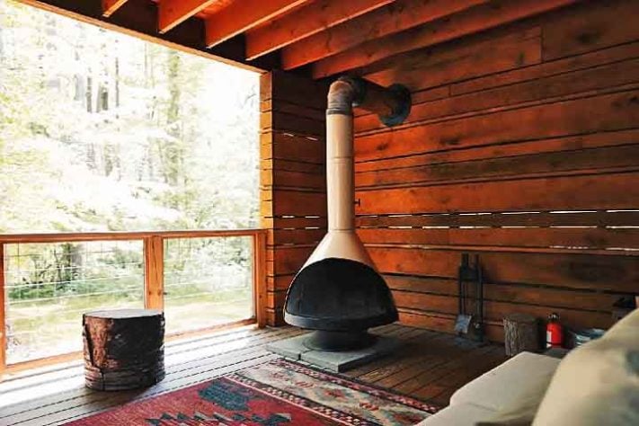 Cabana moderna de luxo