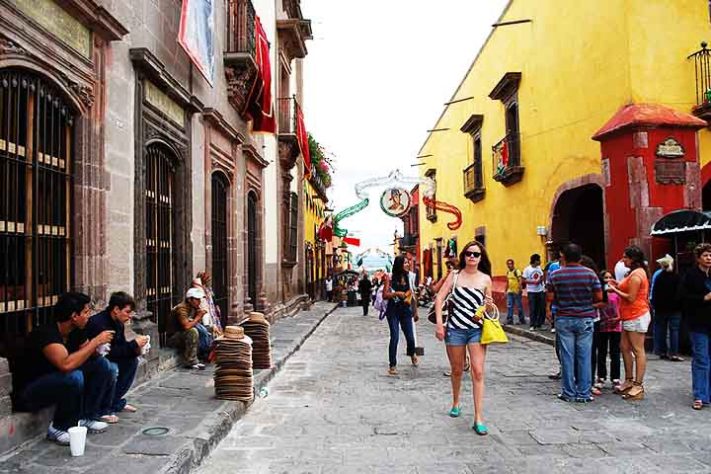 San Miguel de Allende, na região central do México - Cidades coloridas do mundo - AlejandroLinaresGarcia/Wikimédia Commons