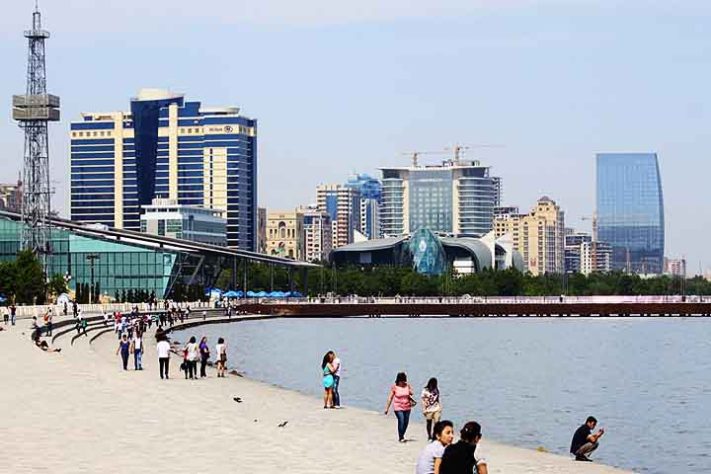Azerbaijão(Baku Boulevard) - O mistério das chamas da montanha de Yanar Dagh - Hajizade/Wikimédia Commons