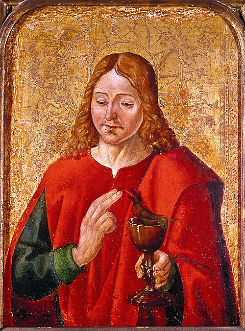 São João, o Evangelista, foi o mais jovem dos apóstolos. Ele era irmão de Tiago. Nasceu na Galileia no século I e morreu em Éfeso (na atual Turquia) por volta do ano 100 d.C.