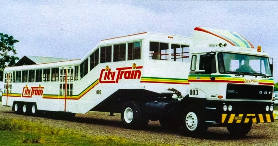 Maior ônibus já feito - DAF Super CityTrain