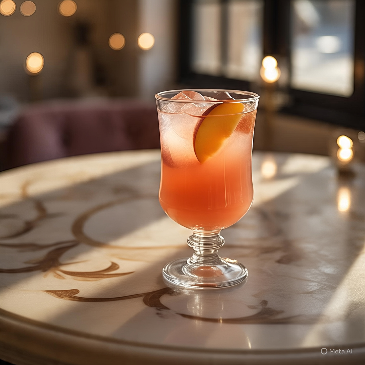 Por fim, é um ingrediente versátil que pode ser usado em diversas bebidas alcoólicas, tanto em coquetéis como em bebidas prontas.-Imagem gerada por i.a 