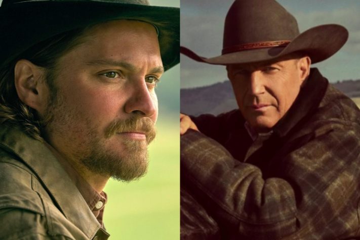 Montagem - Luke Grimes e Kevin Costner
