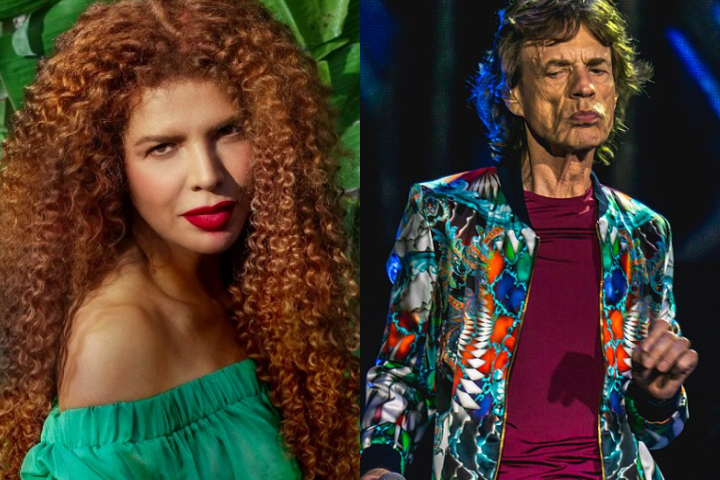 Montagem - Vanessa da Mata e Mick Jagger