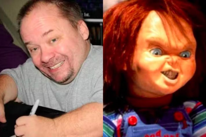 Montagem - Ed Gale, ator que interpretou Chucky