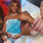 Montagem - Ludmilla, Brunna Gonçalves e filha Zuri