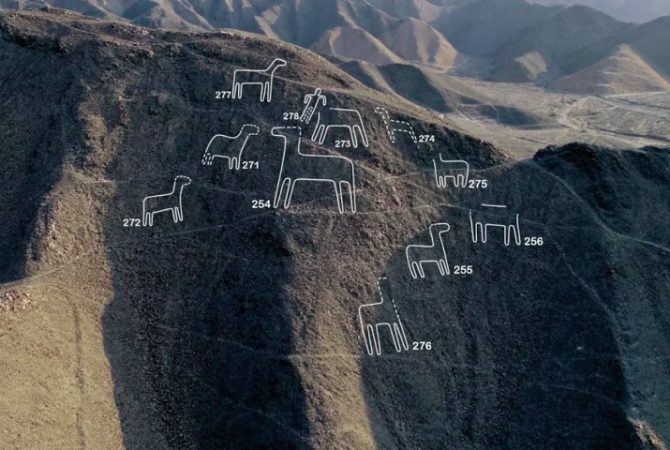 Com ajuda da IA, cientistas descobrem mais de 300 novas figuras em Nazca, no Peru
