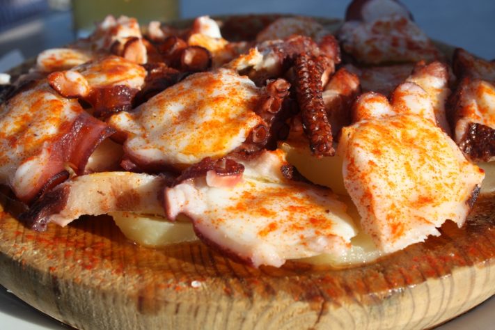 Pulpo a la gallega - prato típico da Espanha