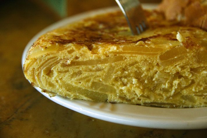 Tortilla española - prato típico da Espanha