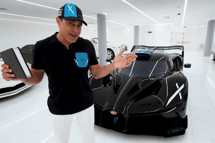 Youtuber gasta R$44 mil a cada 60 km rodados para trocar pneus do Bugatti Bolide